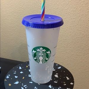 Starbucks confetti coloring changing cup